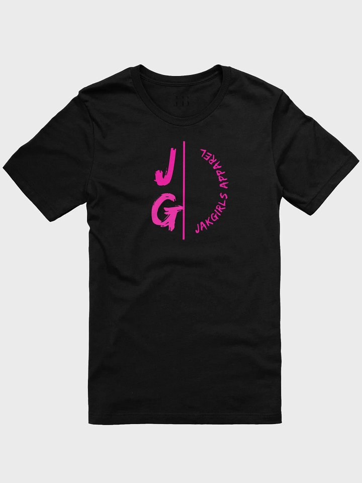 JAK GIRLS Stylized T-Shirt (Pink Logo) product image (1)