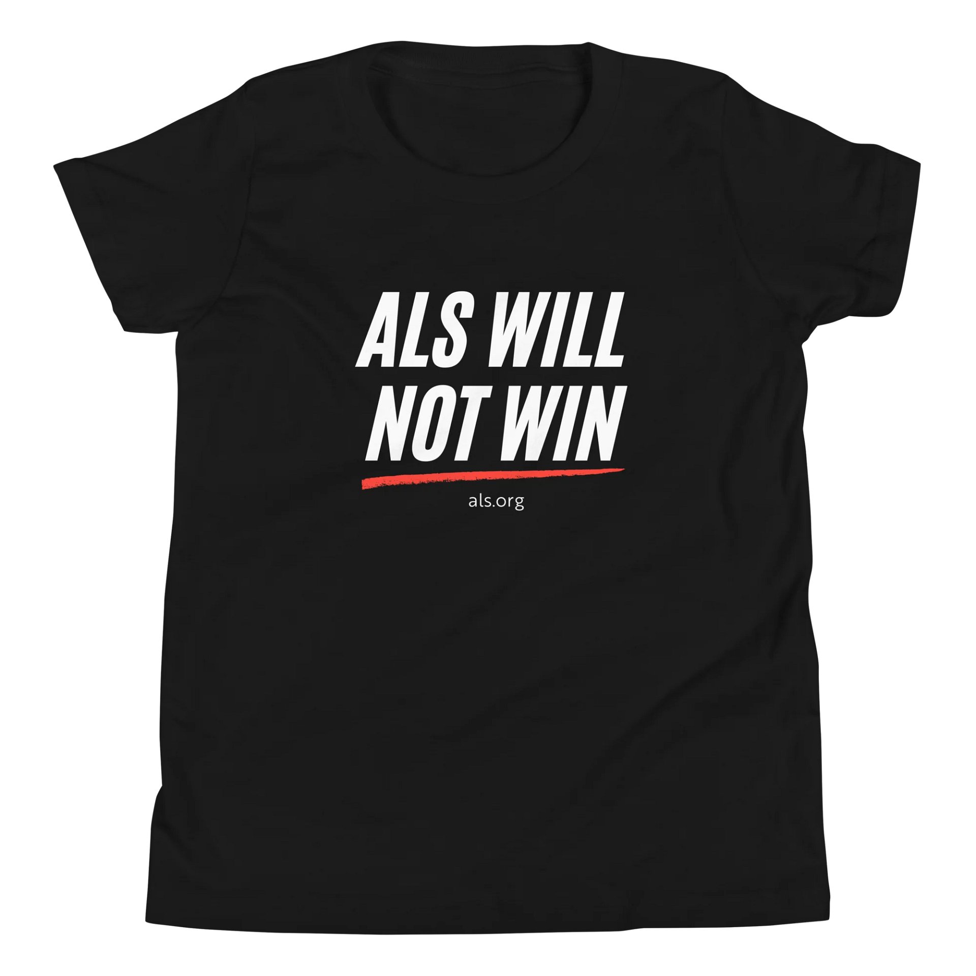 ALS Will Not Win Youth T-Shirt product image (8)