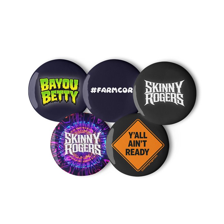 Skinny Rogers Custom Pin Pack (5-Piece) product image (3)