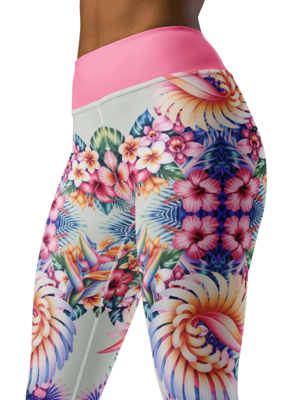 Hawaiian flora-yoga leggings product image (10)