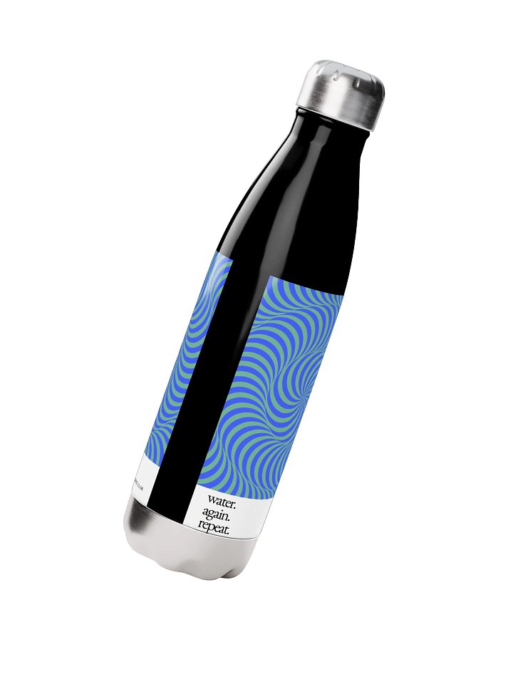Water. Again. Repeat. - Minimal Water Bottle product image (2)
