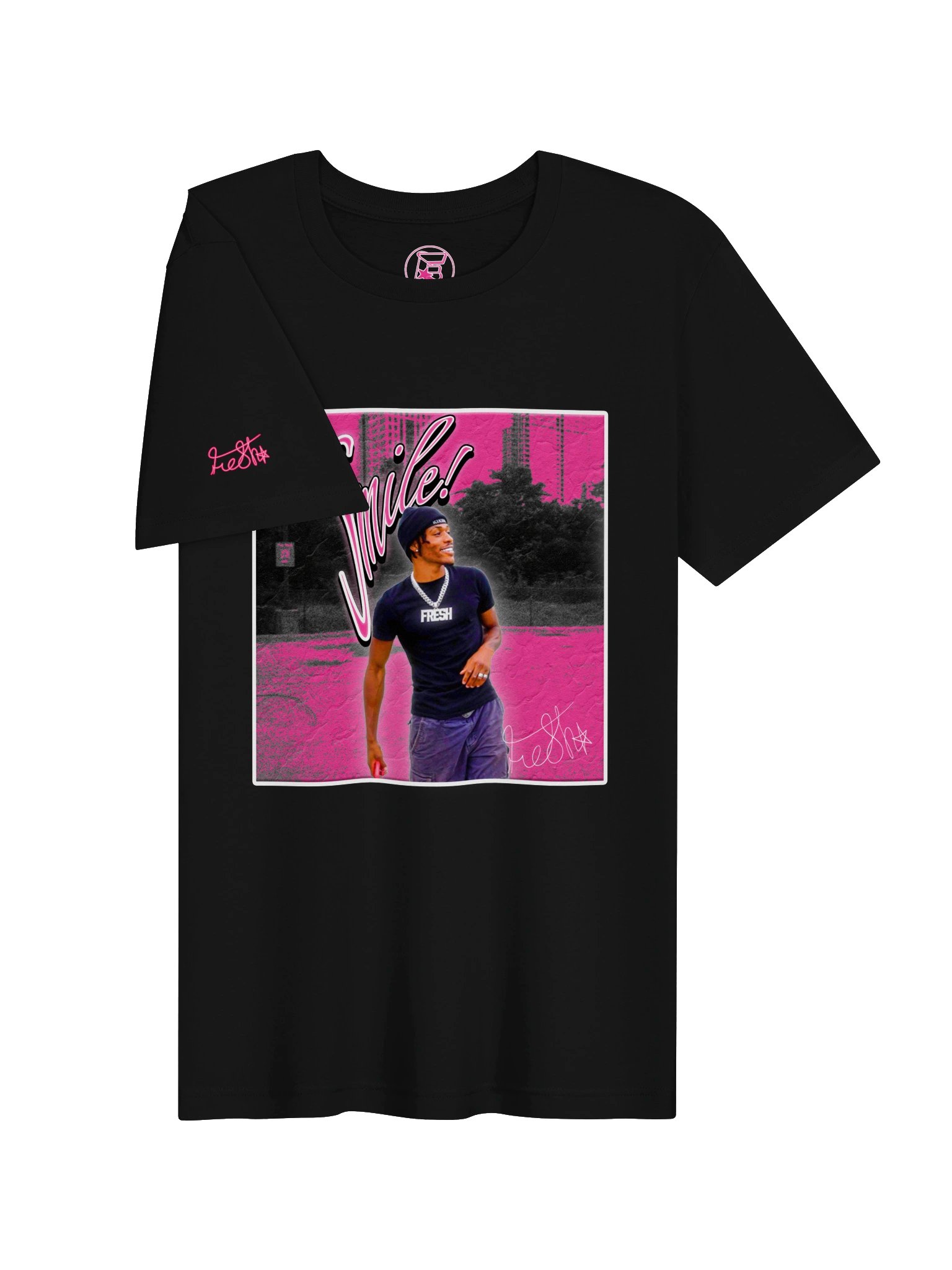 Smile Canvas Graphic Tee product image (1)