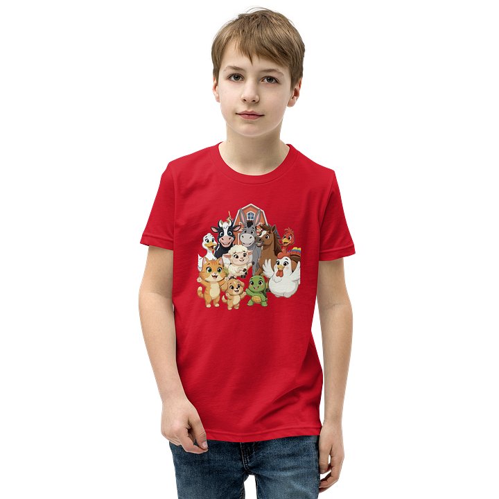 Farm Friends Cartoon Youth Tee product image (1)