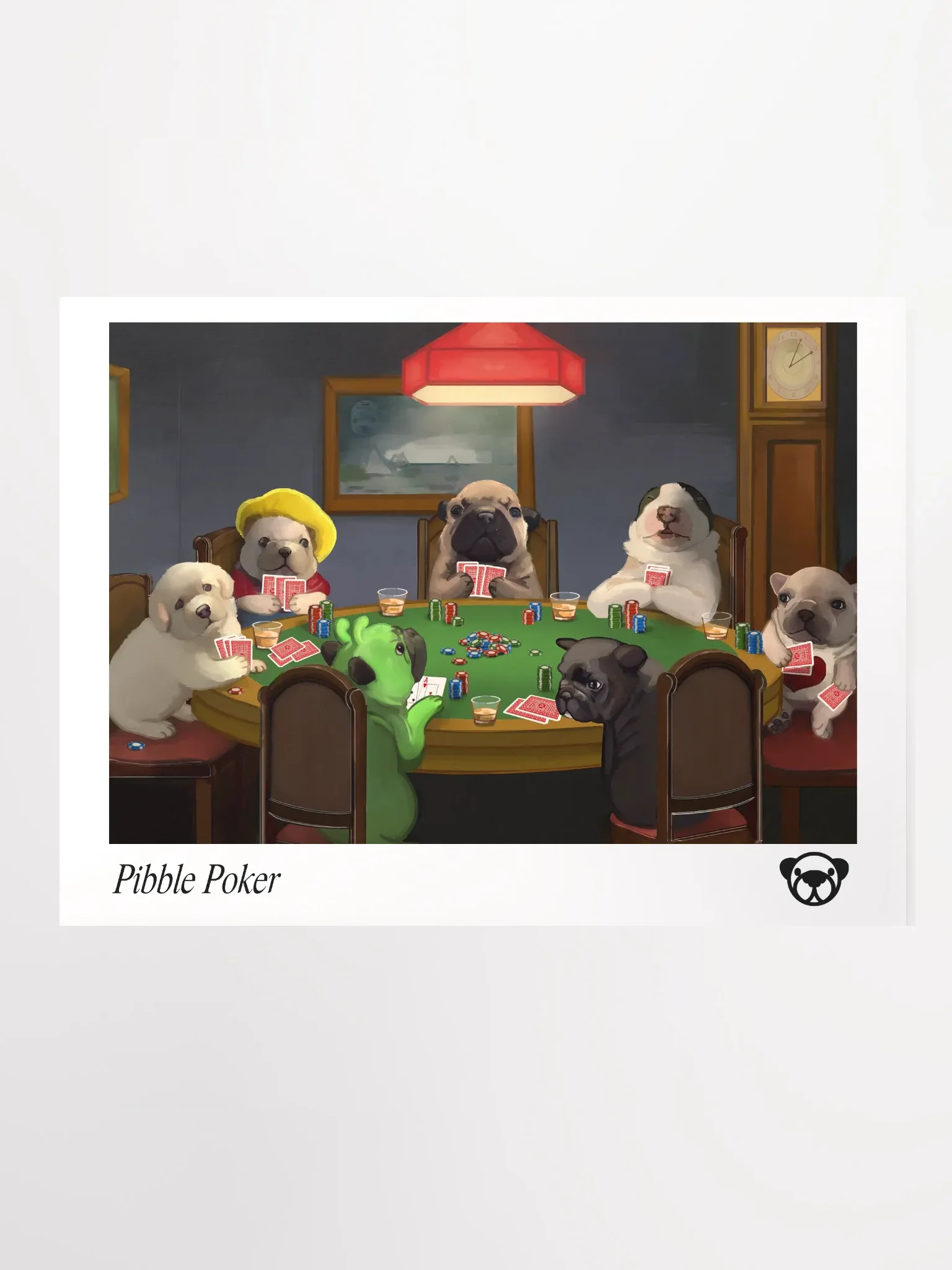PIBBLE POKER PRINT product image (1)