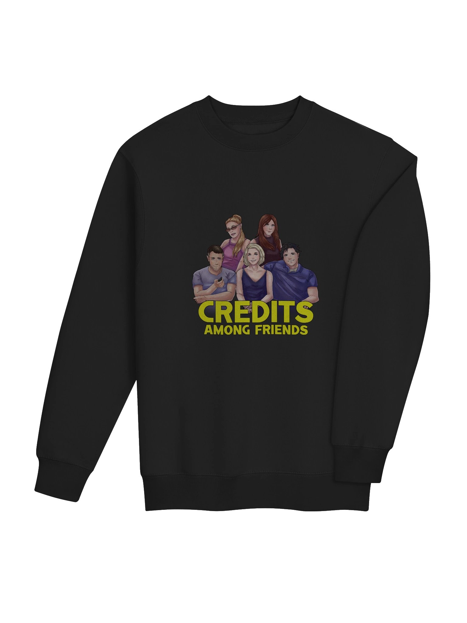 Credits Among Friends - Crewneck Sweatshirt (Movie Night Edition) product image (4)