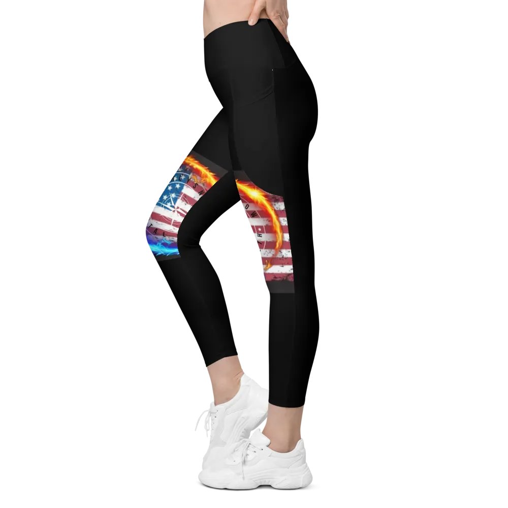 Leggings w pockets black product image (3)
