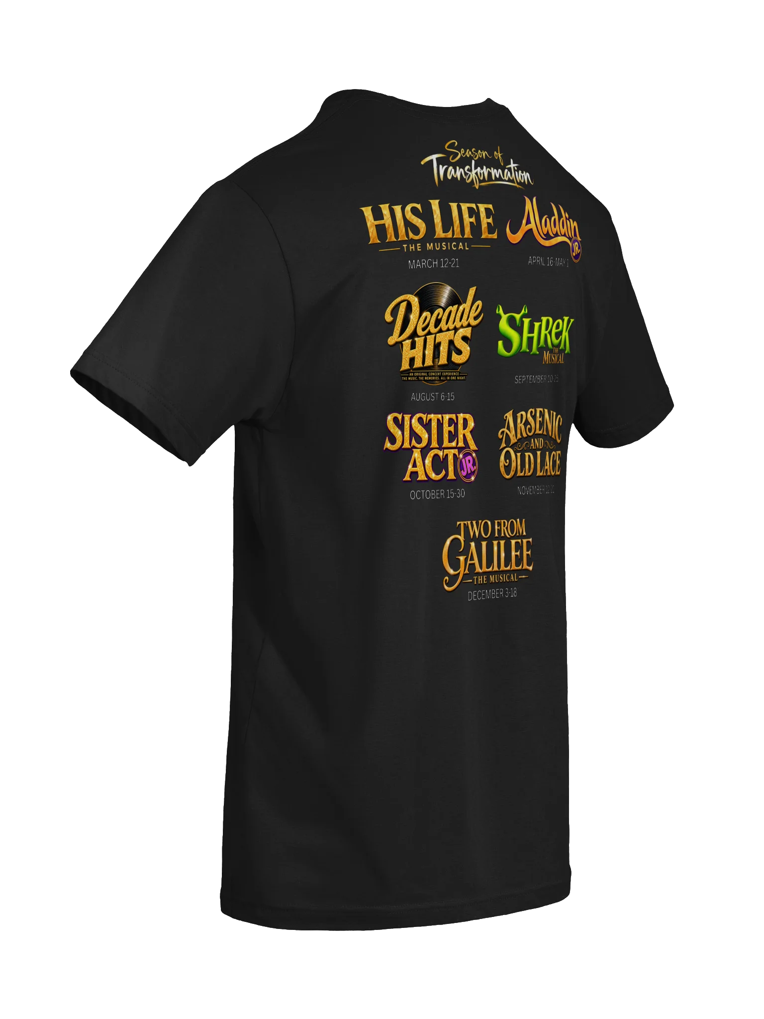 Ignite Theatrical 2027 Season of Transformation – Official Collector's T-Shirt product image (8)