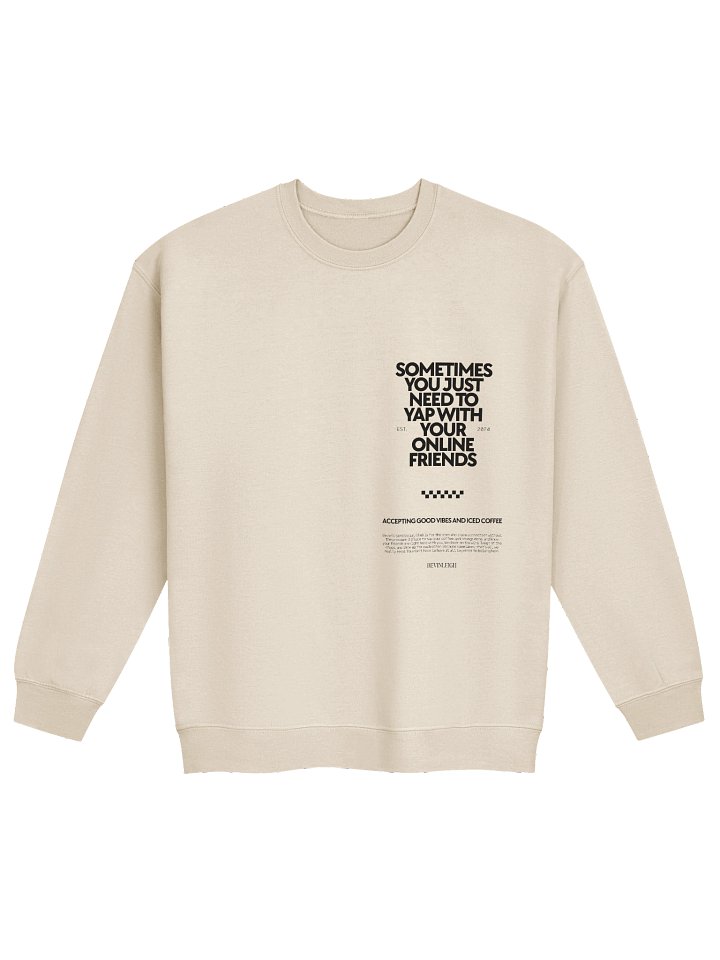 lets yap crewneck product image (1)
