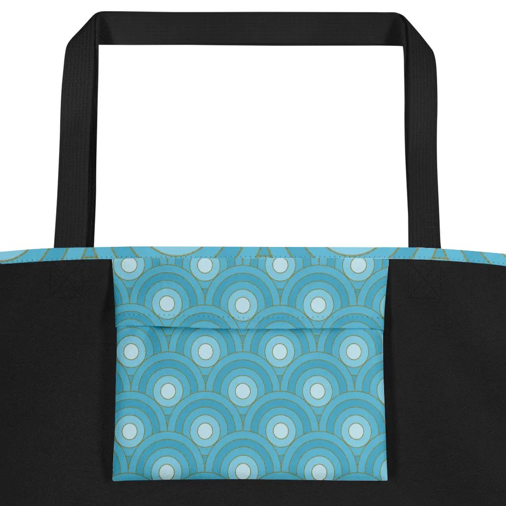 Beautiful Retro Bullseye Pattern All Over Print Tote product image (4)