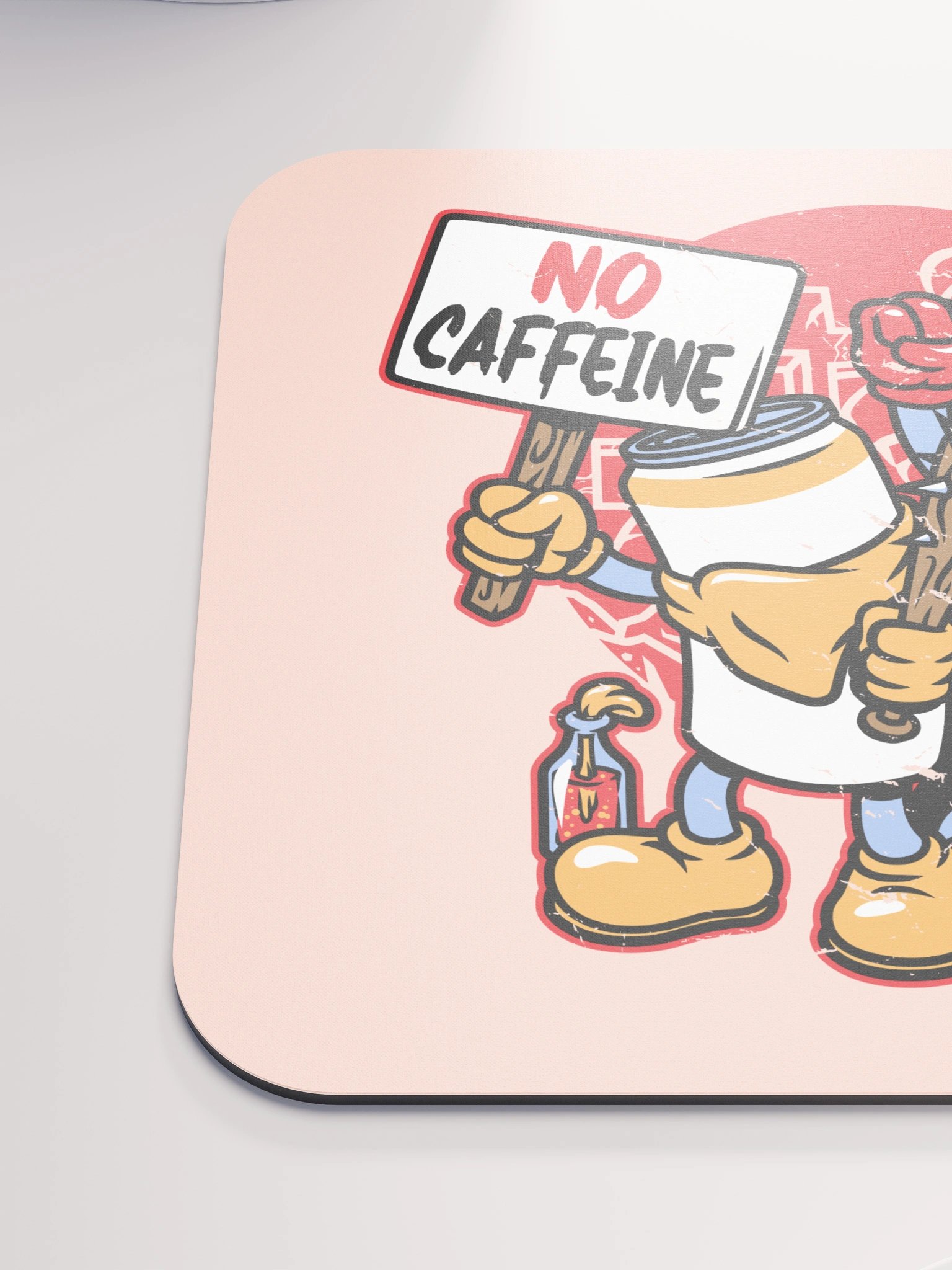 No Caffeine No Geneva Conventions Mouse Pad product image (6)