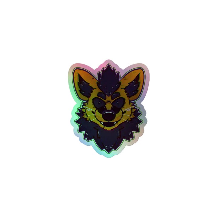 Golden BD Holographic Sticker Sheet product image (1)