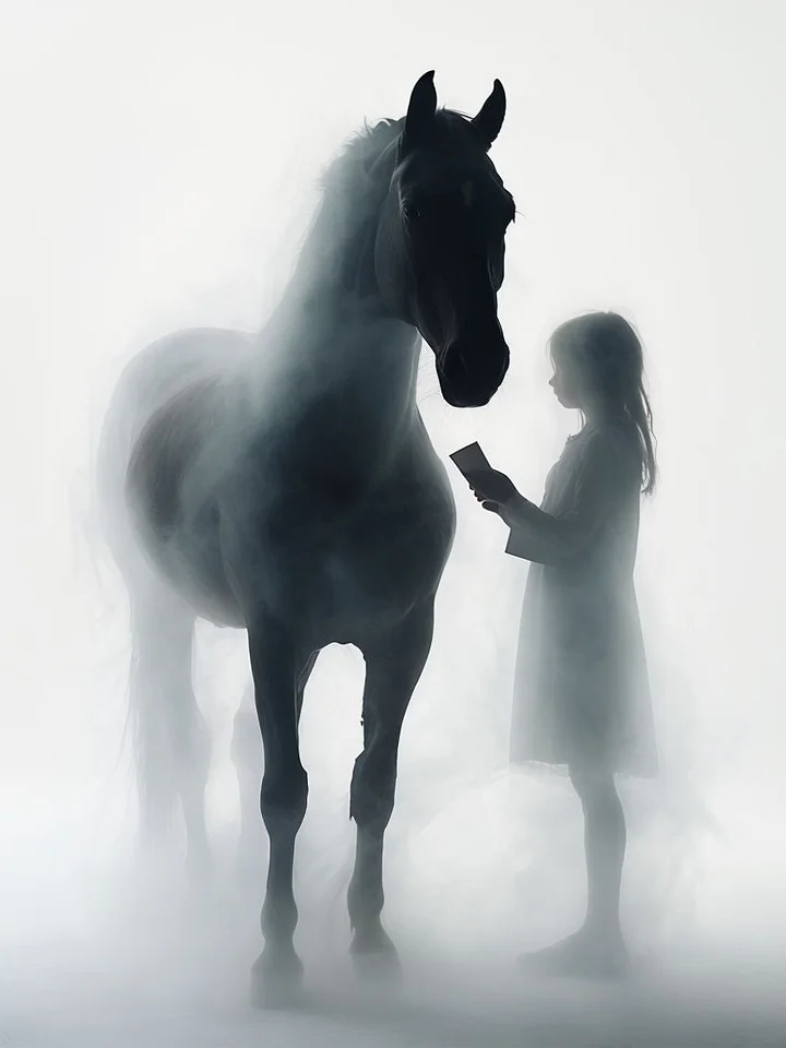 Shadowplay Silhouette Framed Poster product image (1)