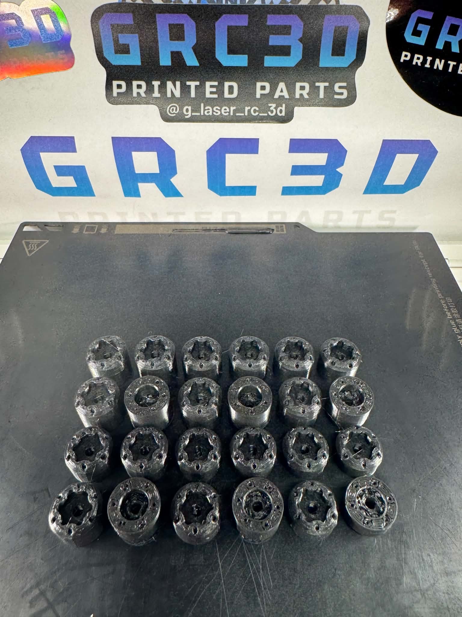 GRC3D Wheel 1-6mm Hub Spacer Kit (Injora/TREAL/HardPark) product image (6)