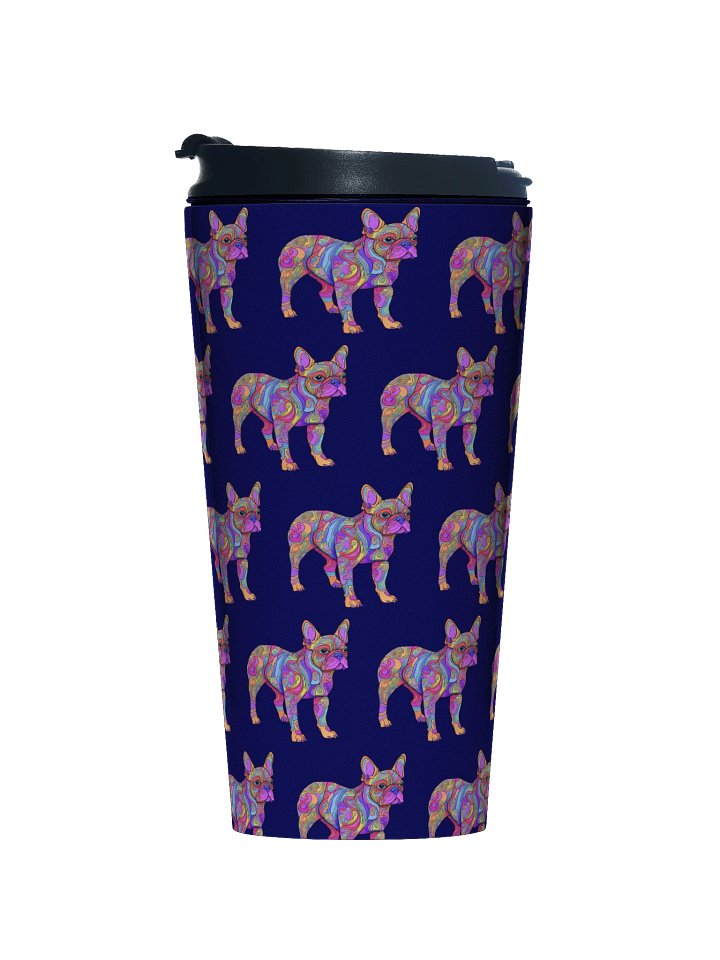 Groovy Frenchie #1 - Stainless Steel Travel Mug product image (1)