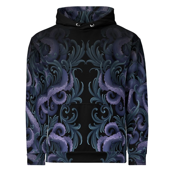 Octopus acanthus leaves ♡ All-Over Print Unisex Hoodie product image (1)