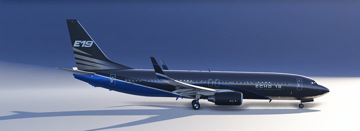 Echo 19 PMDG 737-800 Livery Pack product image (1)