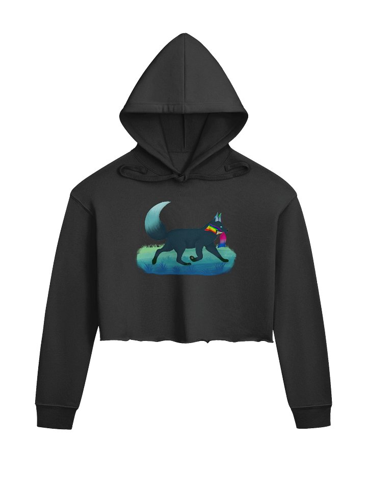 Both Pride Flags+Take Pride In Yourself - Canvas Fleece Crop Hoodie product image (1)