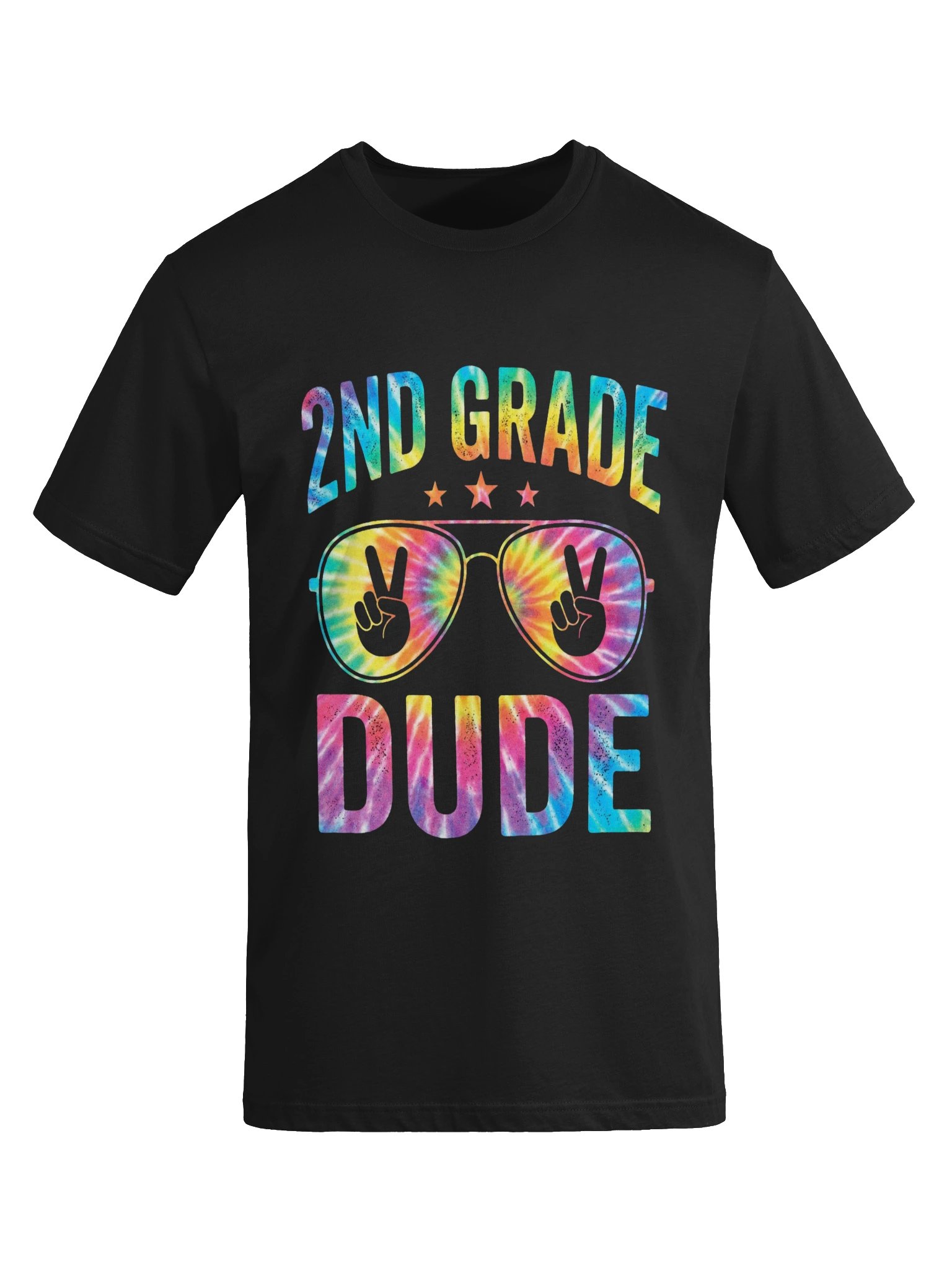 2nd Grade Cool Dude Tie Dye Back to School Second Grade Boys T-Shirt product image (29)