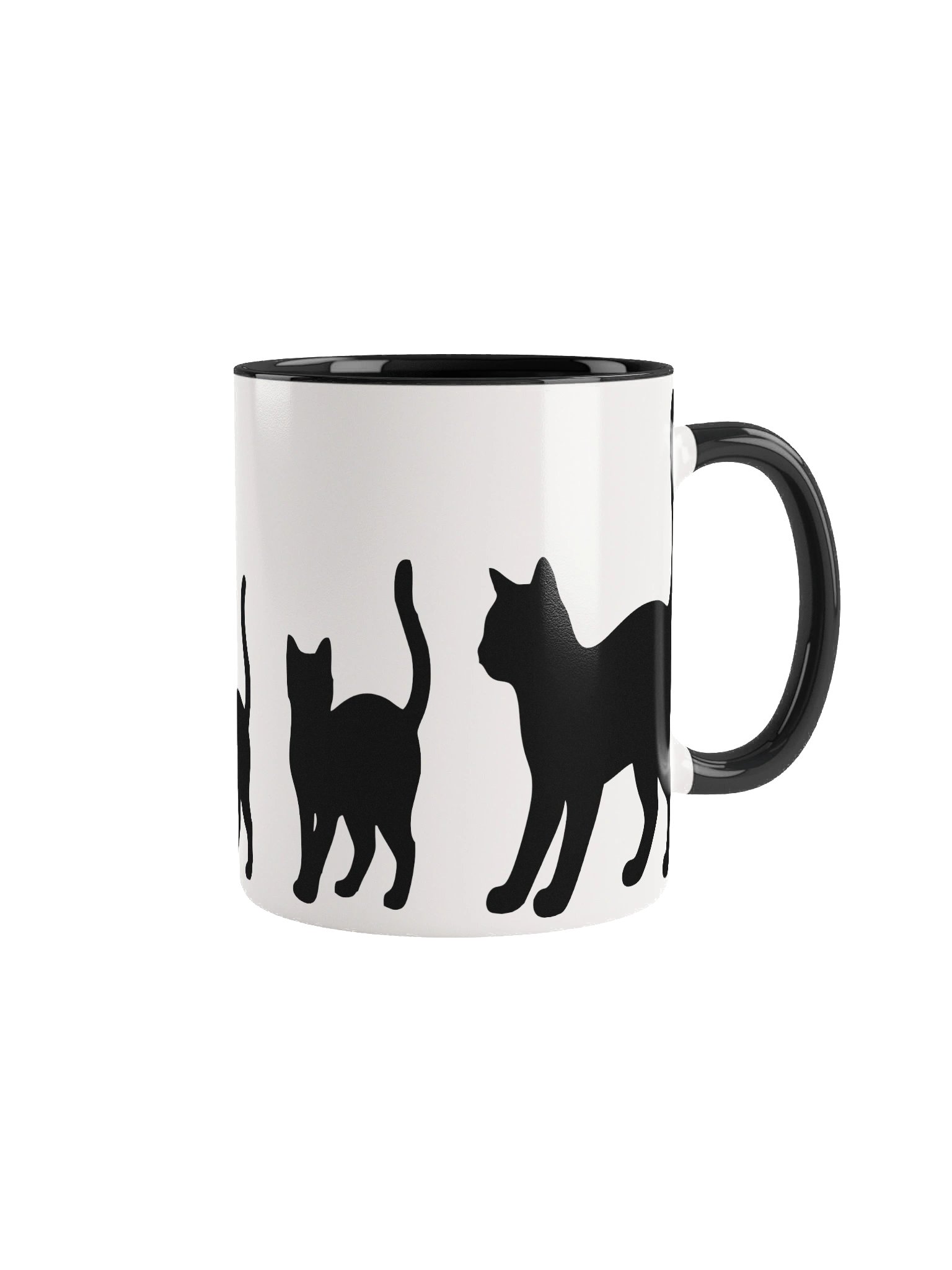 Pawsitive Progression: A Growing Tale of Feline Grace Ceramic Mug product image (2)