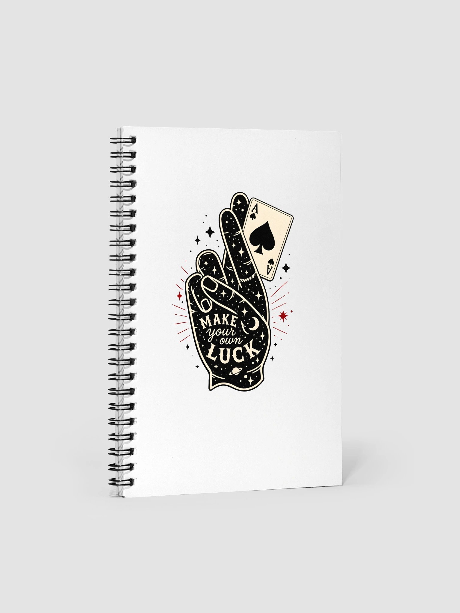 Make Your Own Luck Spiral Notebook product image (1)