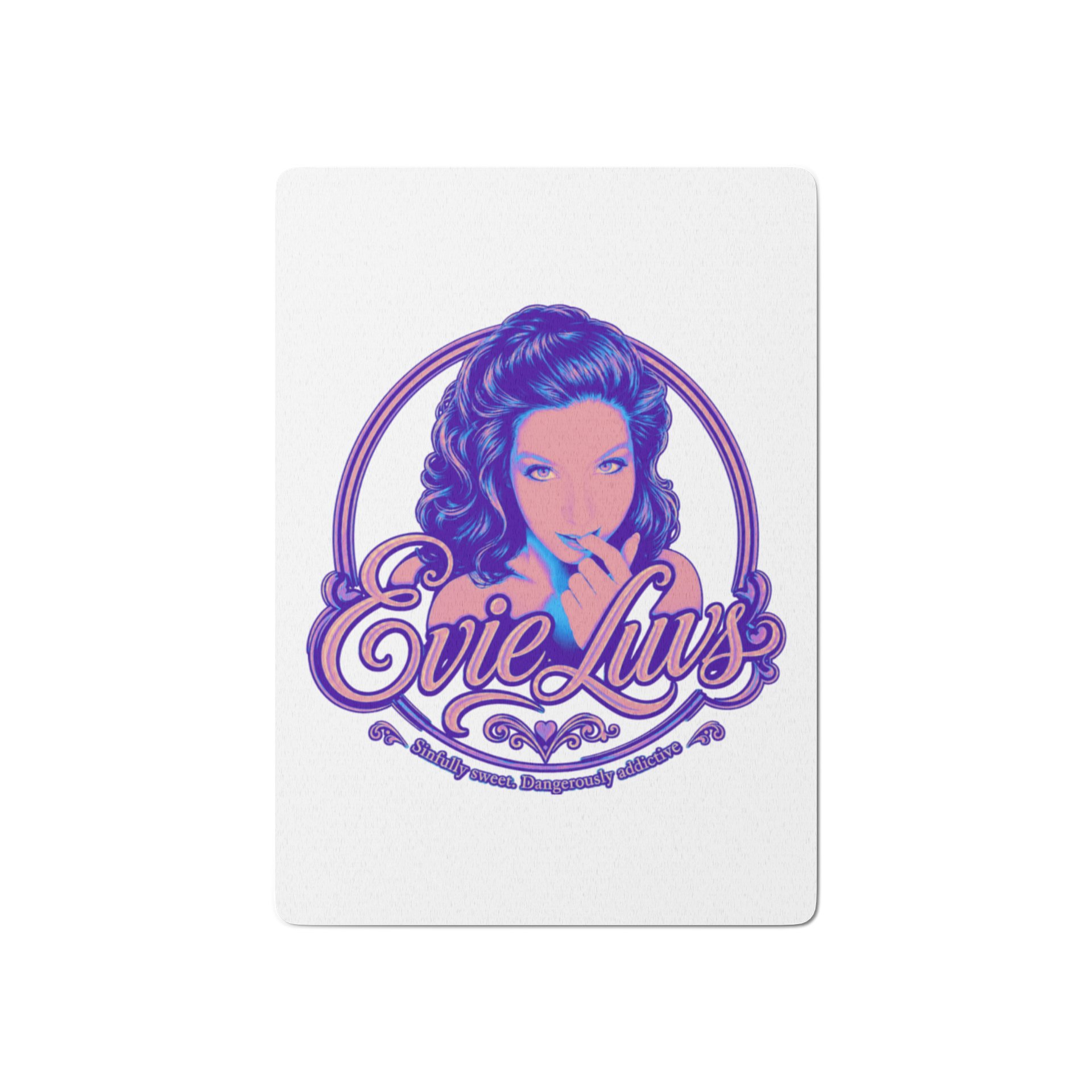 Pin-Up Portrait Playing Card Deck — Back Logo Print 🃏😘 product image (1)