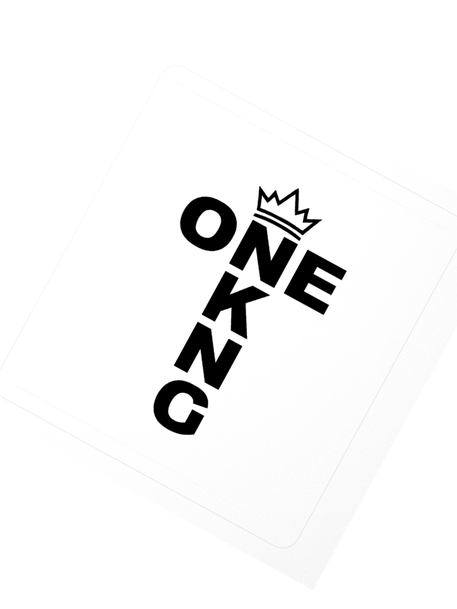 ONE KING Royal Cross Logo Vinyl Sticker product image (4)