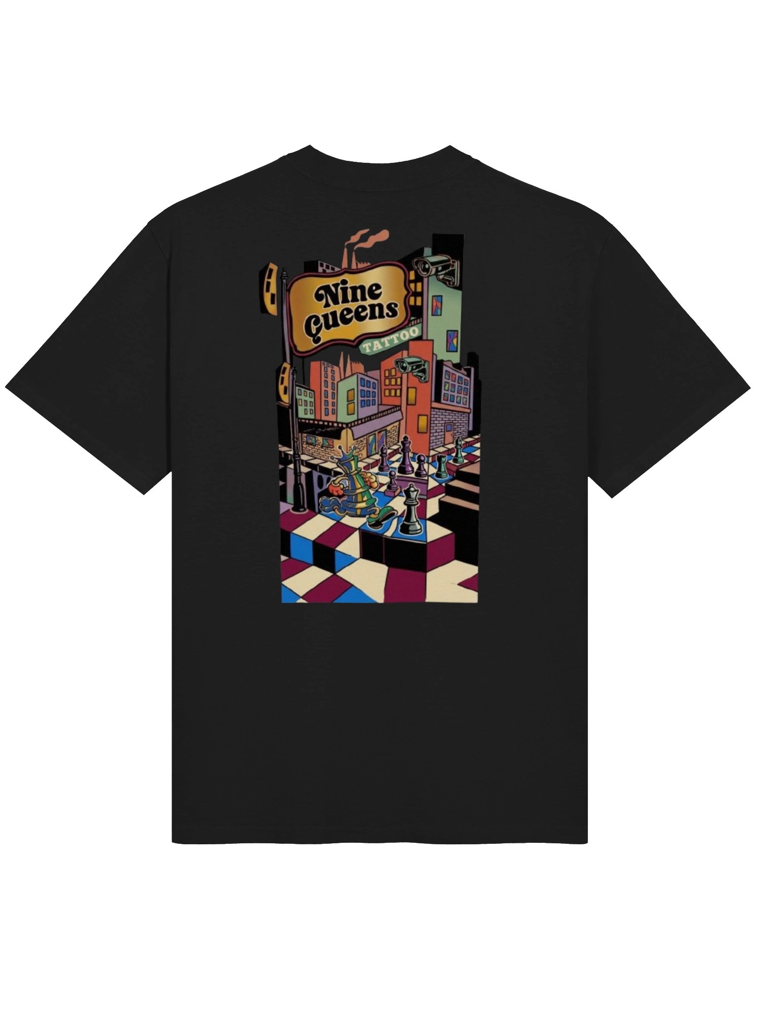 Nine Queens Faded Script Tee product image (3)