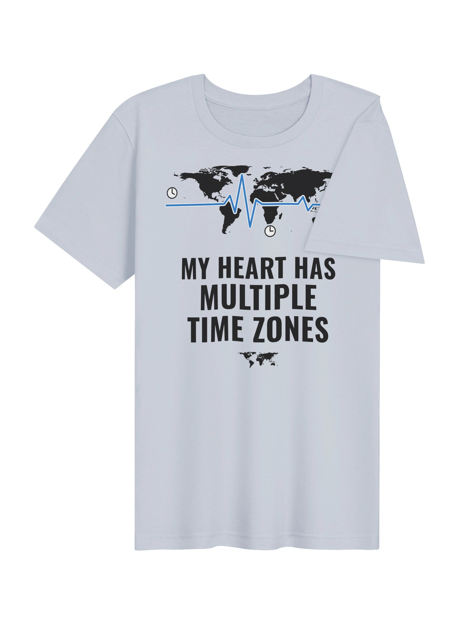 My Heart Has Multiple Time Zones Tee product image (10)
