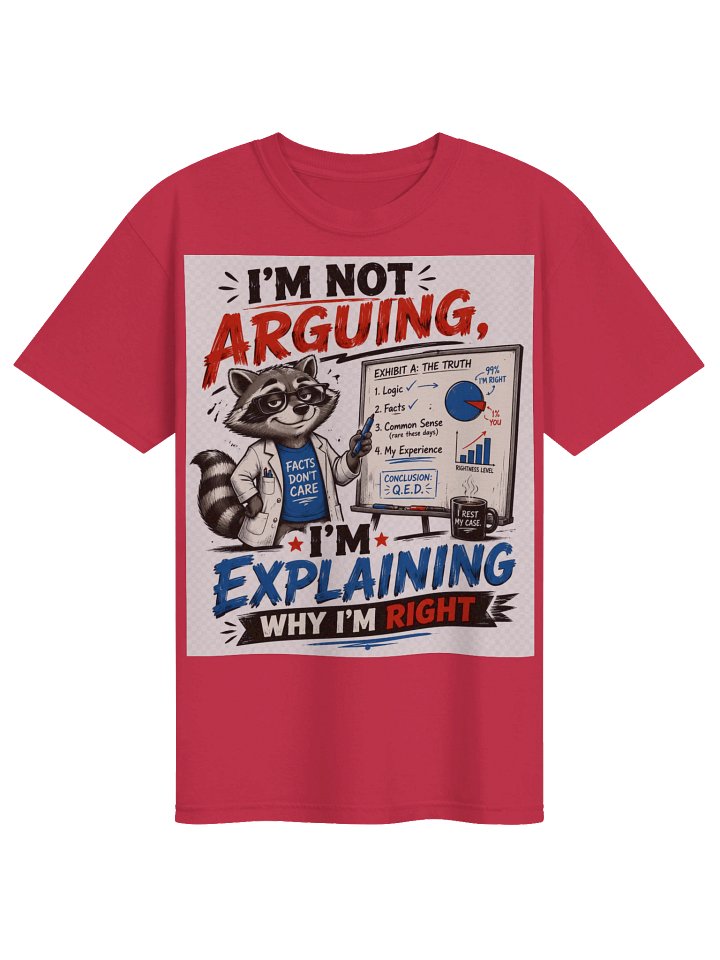 I’m Not Arguing I’m Explaining Why I’m Right Funny T-Shirt product image (9)