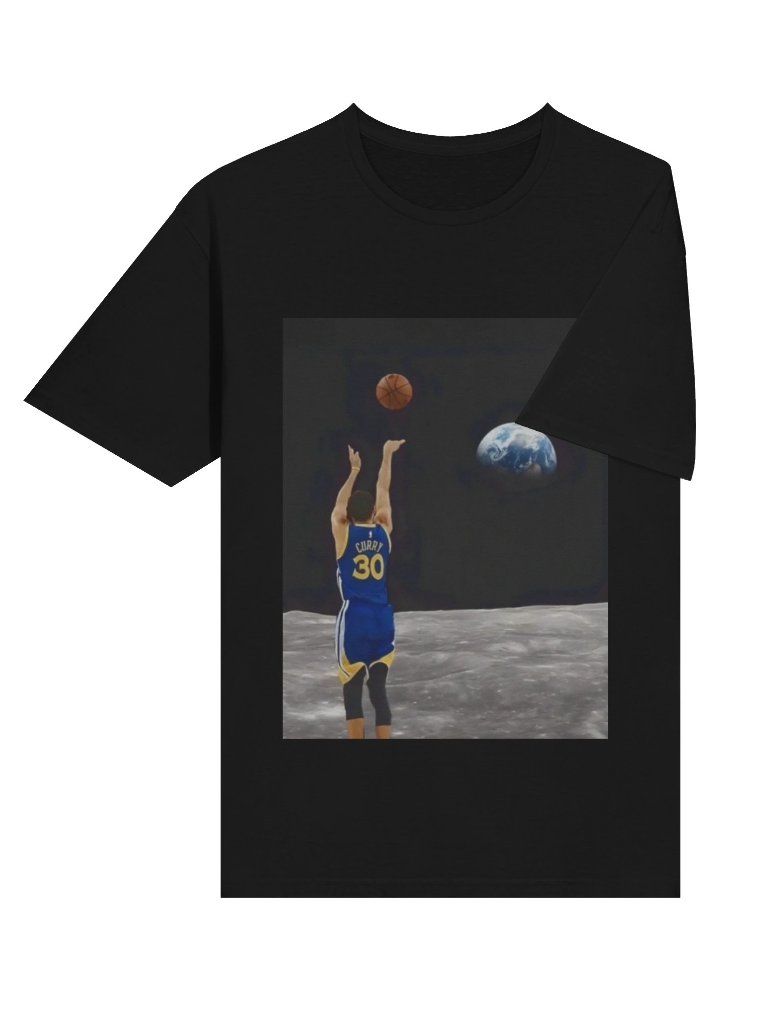 Stephen Curry Shooting From the Moon Shirt product image (4)