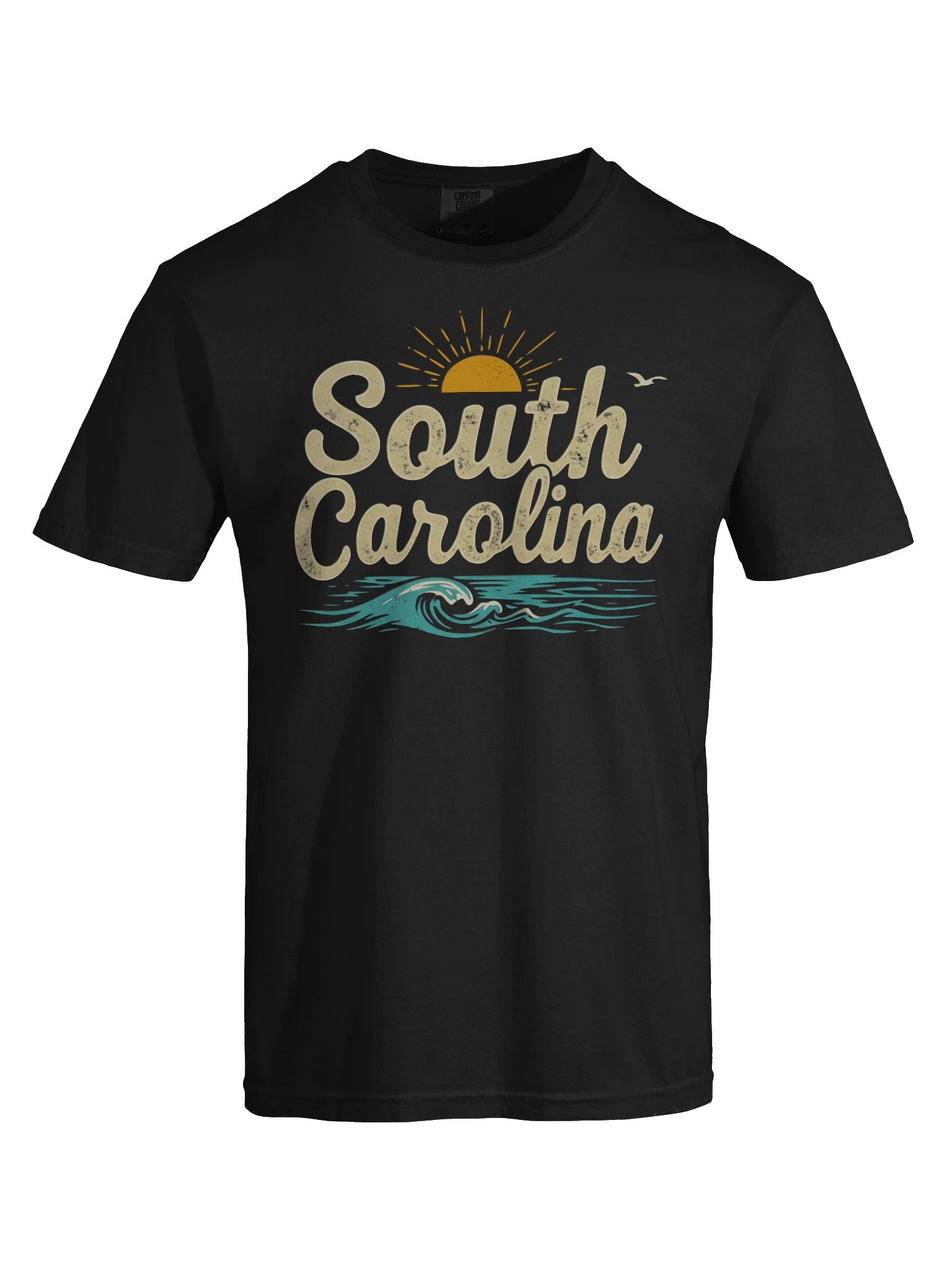 South Carolina Beach Wave T-Shirt | Vintage Coastal State Pride Tee product image (5)