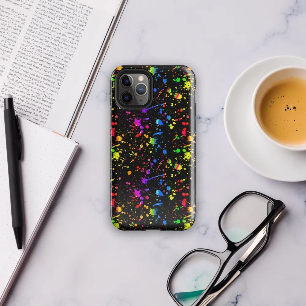 Neon Splatter Burst Tough Case for iPhone® product image (6)