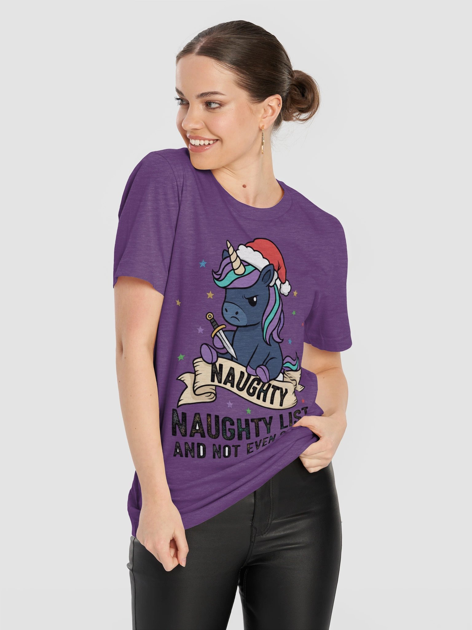 Naughty List and Not Even Sorry Tee product image (11)