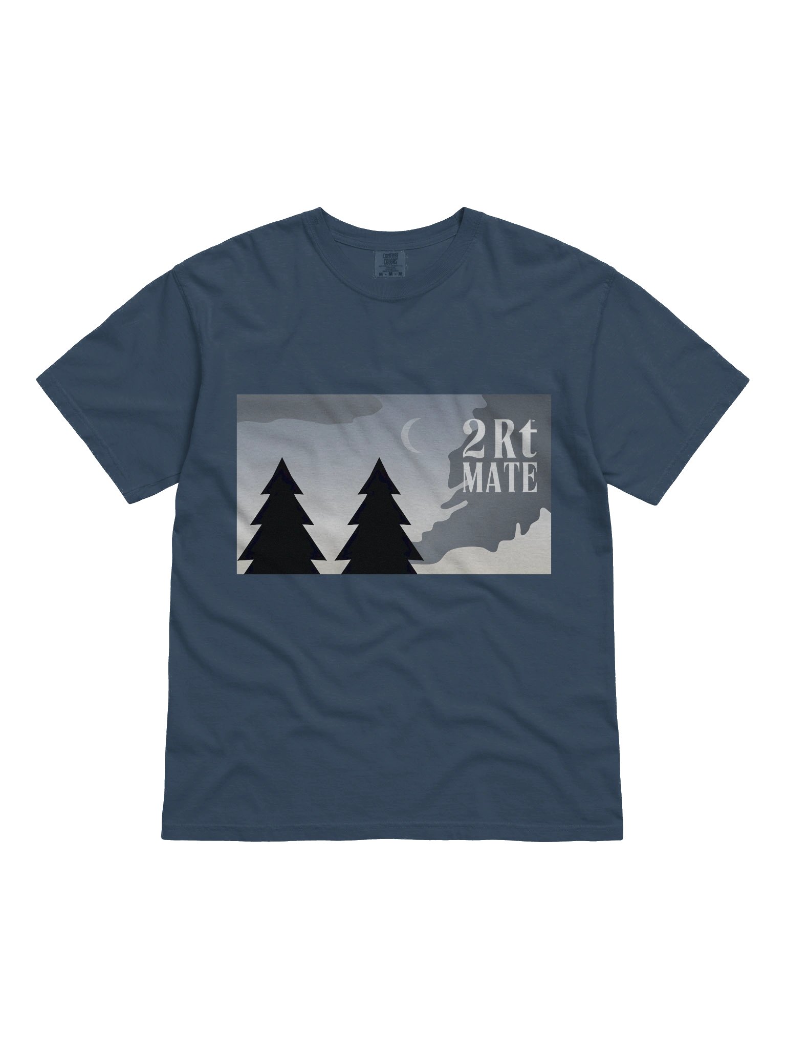 Pine Tree- Dusty Blue Tee product image (1)