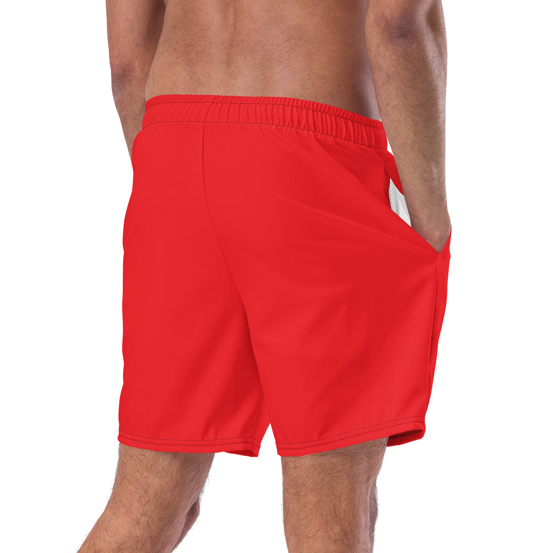 Wave Rider Dolphin Swim Trunks Red product image (10)