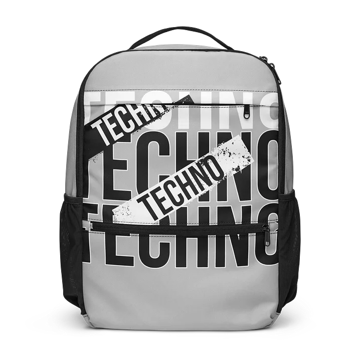TECHNO Distressed All-Over Print Backpack product image (1)