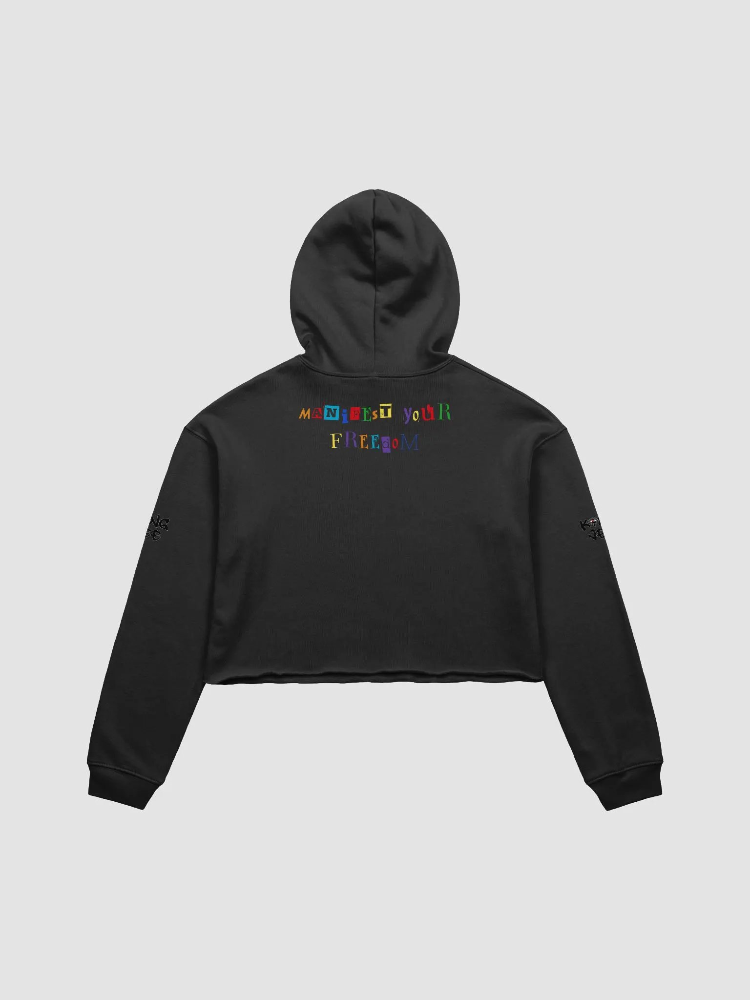 'Head in the clouds' Inspired KING VEE Crop Hoodie product image (2)