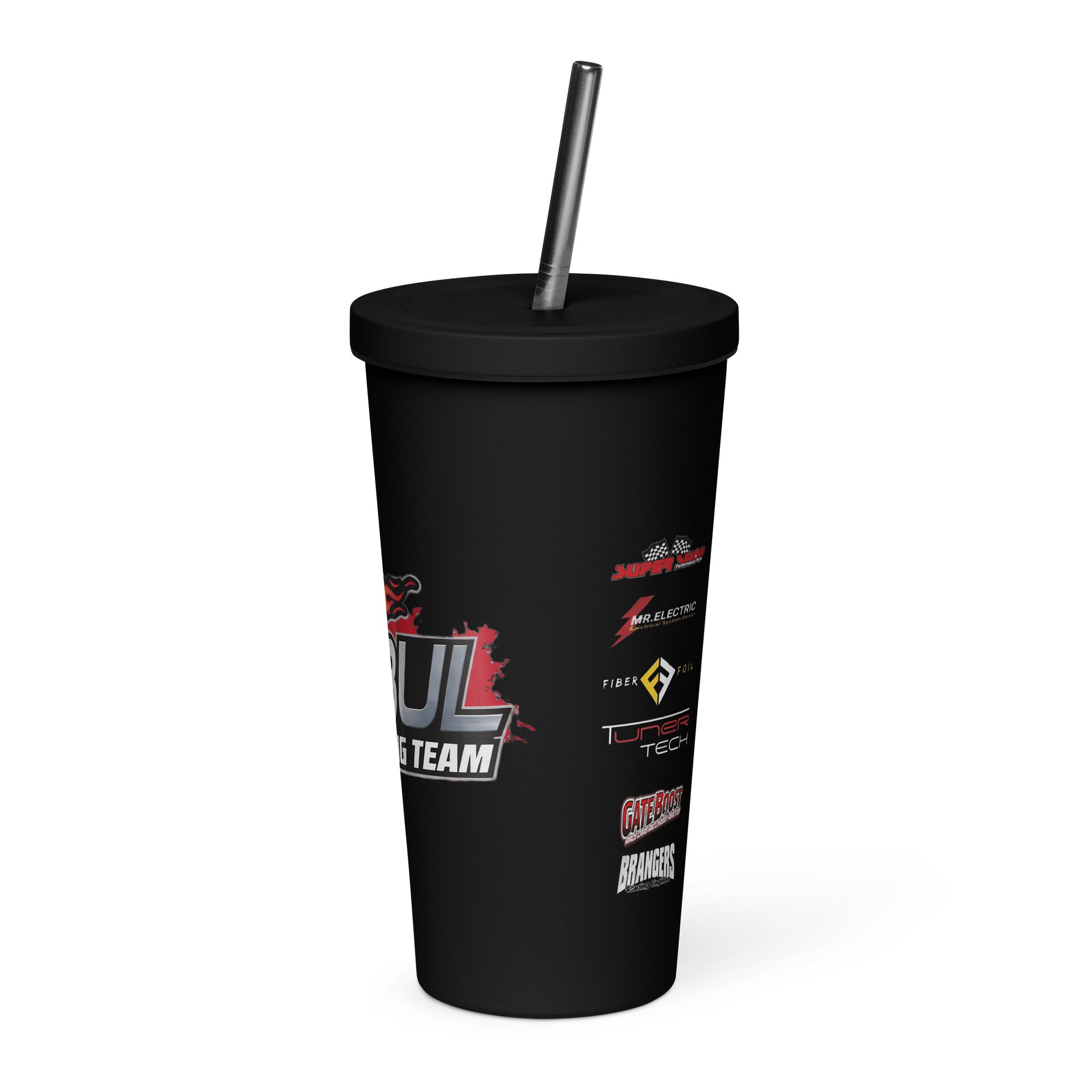 Insulated Tumbler with a Straw spon - Bul Racing Team - NOxv2VCgVB4