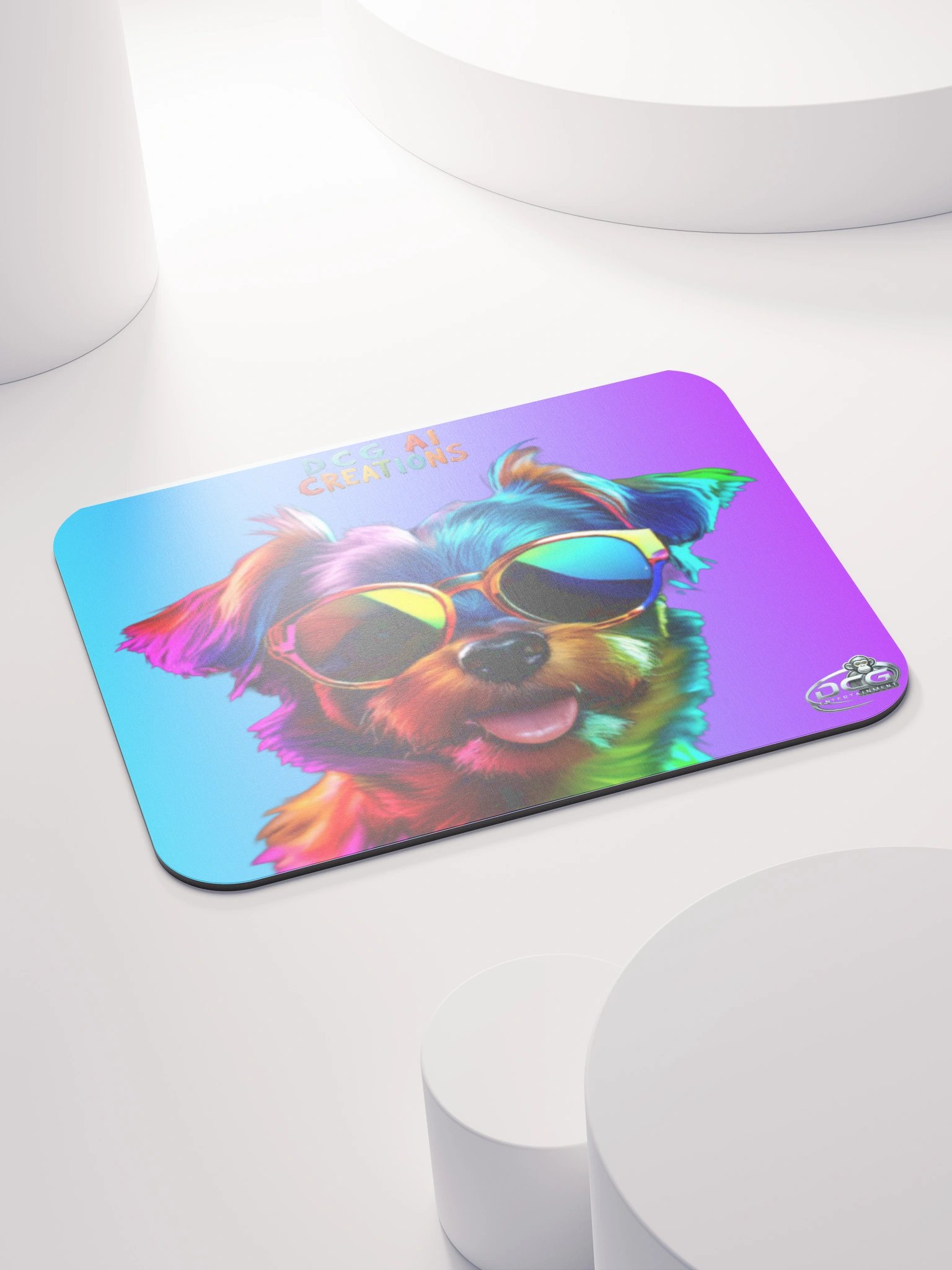 Vibrant Pup Reflect Mouse Pad product image (4)
