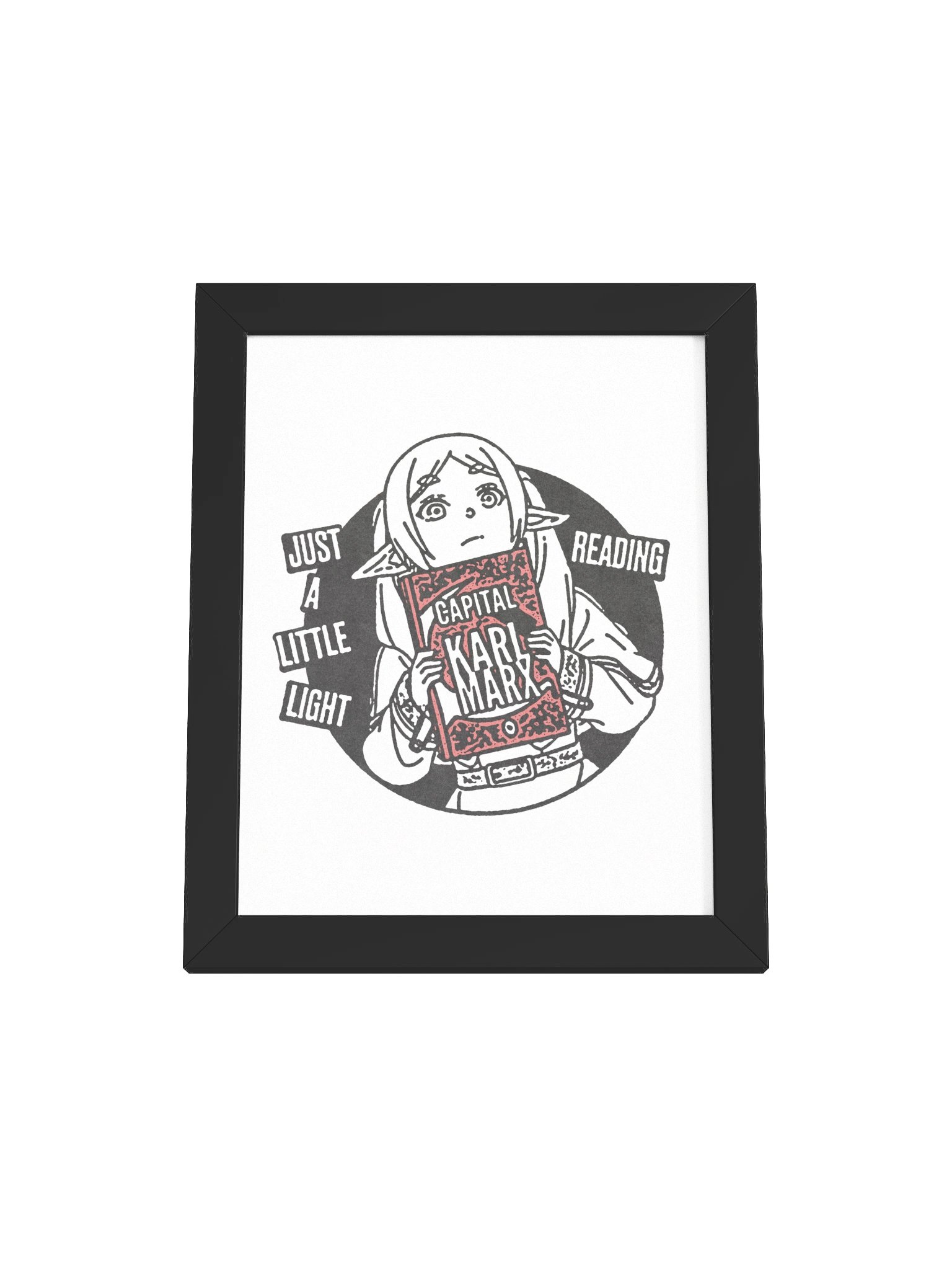 LIGHT READING ! Framed Print. product image (1)