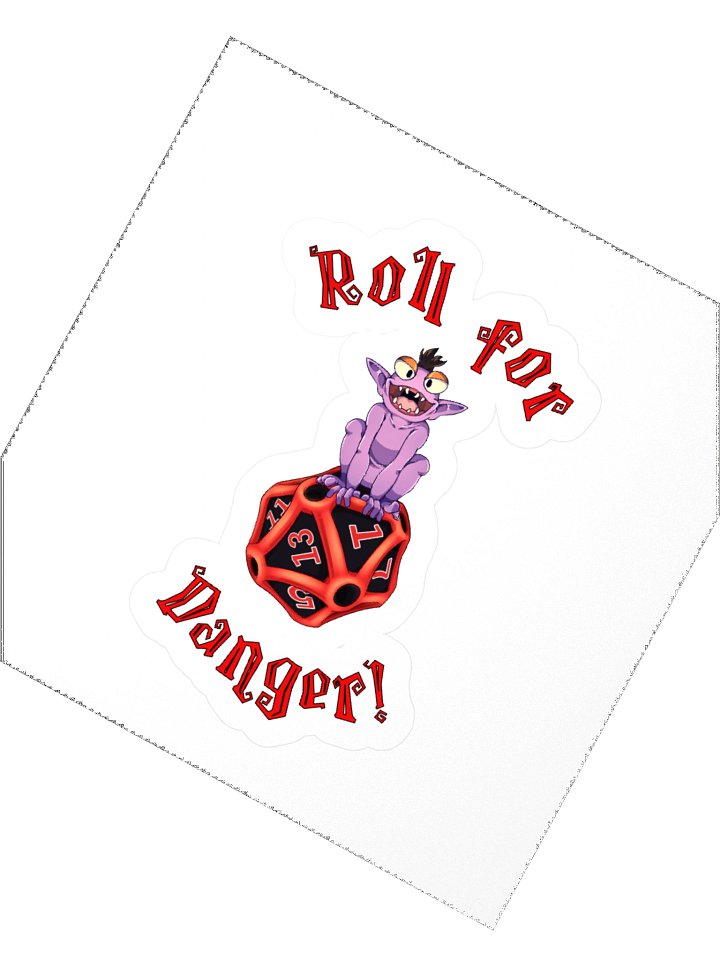 Roll for Danger sticker! product image (5)