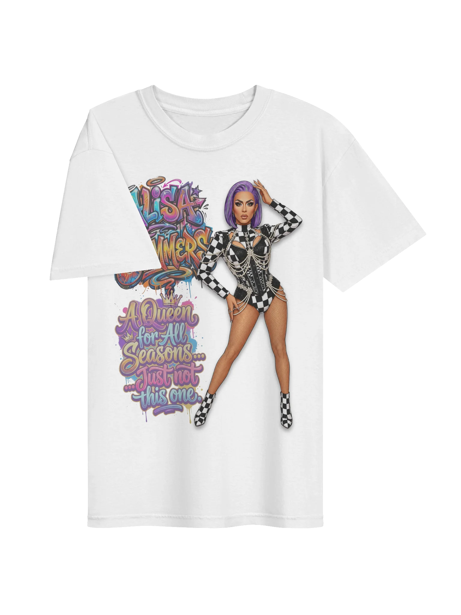 "Queen for All Seasons" Full Graphic Heavyweight Tee product image (3)