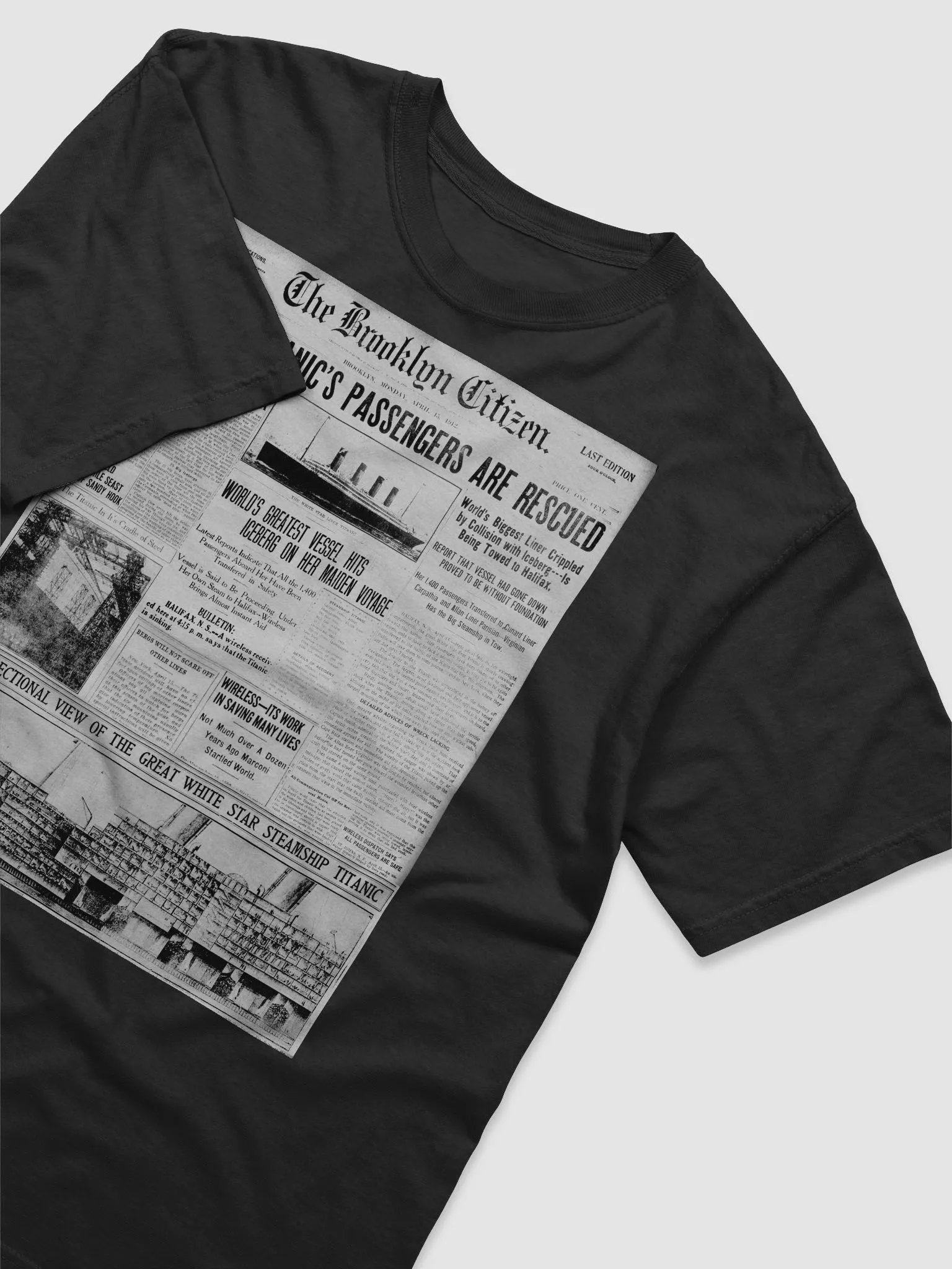 Titanic Survives! Newspaper Tee product image (3)