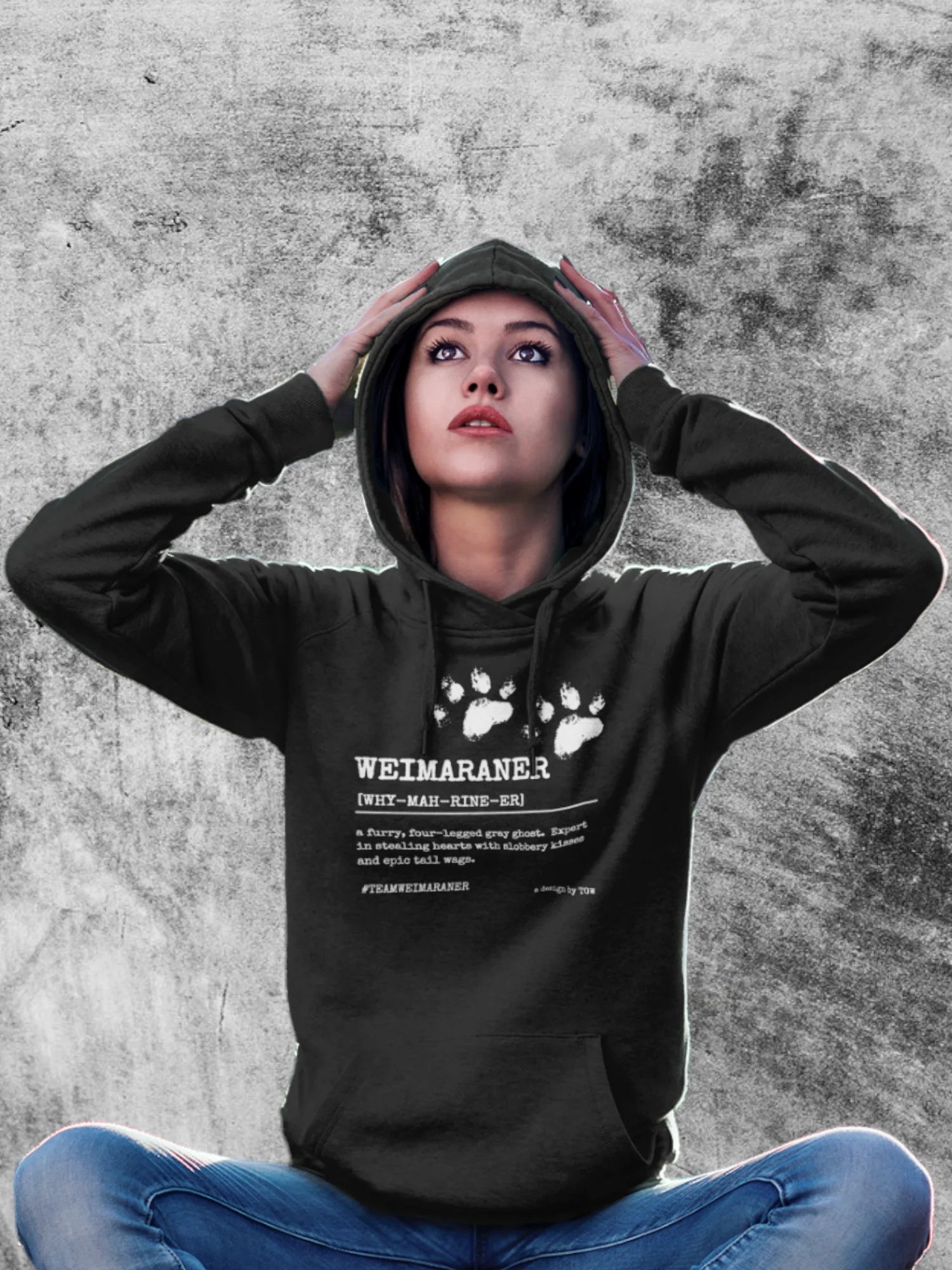 Definition of Weimaraner - Cotton Heritage Unisex Premium Hoodie product image (1)