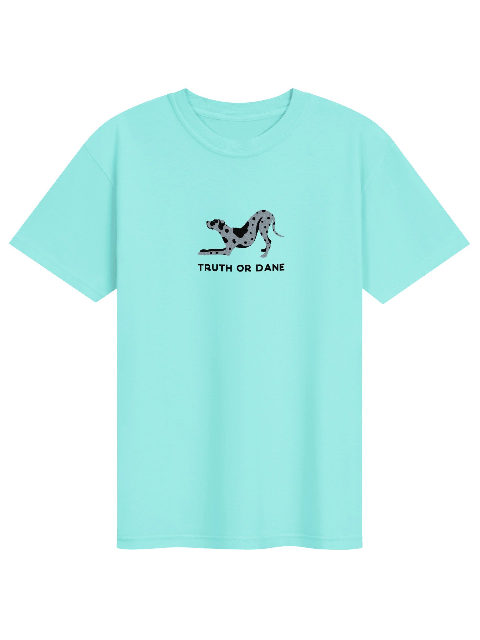 Truth or Dane T-Shirt(Embroidered) of a Great Dane(Blue Merle) product image (4)