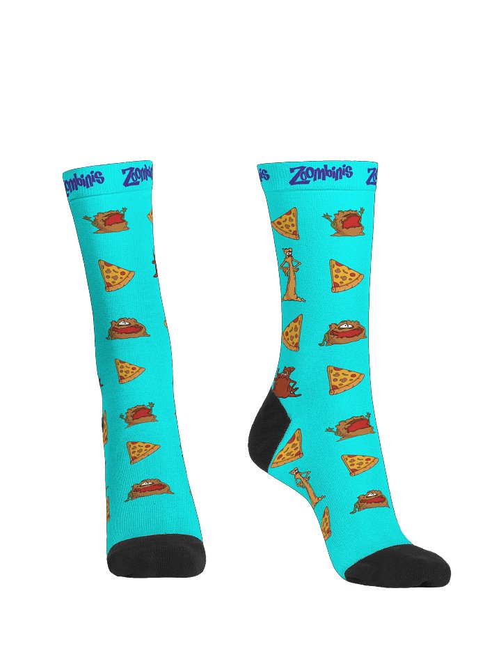 Pizza Troll Party Socks - Blue product image (2)