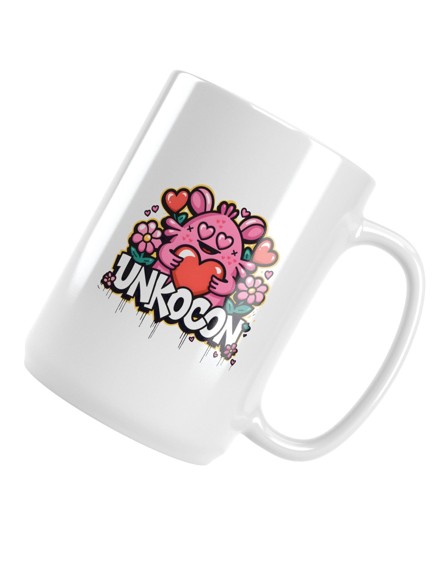Graffiti Heart – 15 oz Ceramic Mug by UnkoCon product image (4)
