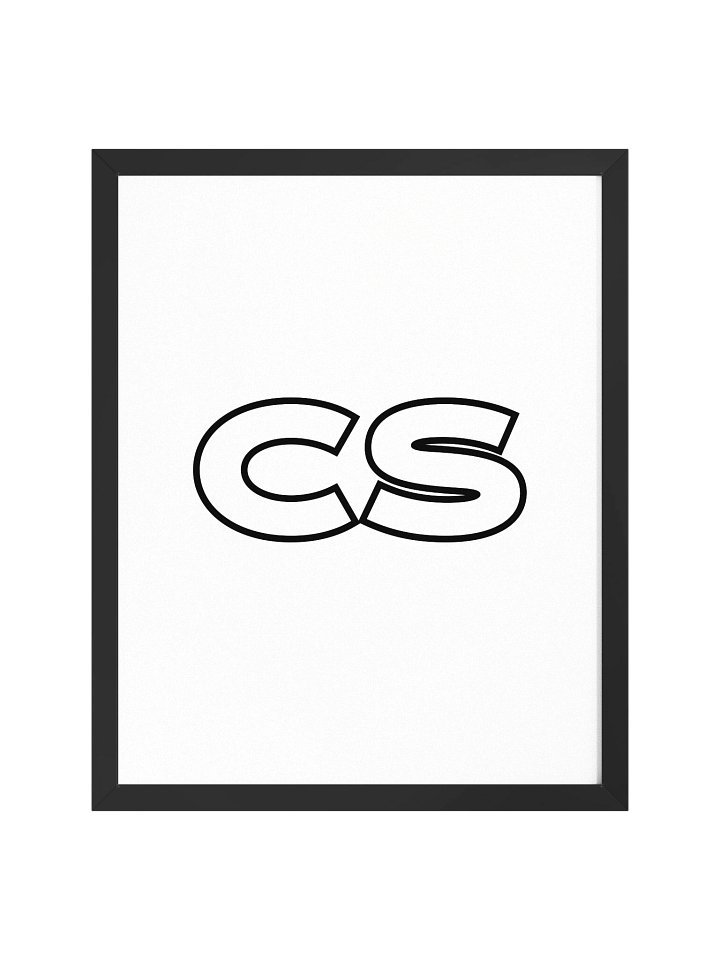 CS Framed 16"20" Wall Art product image (1)