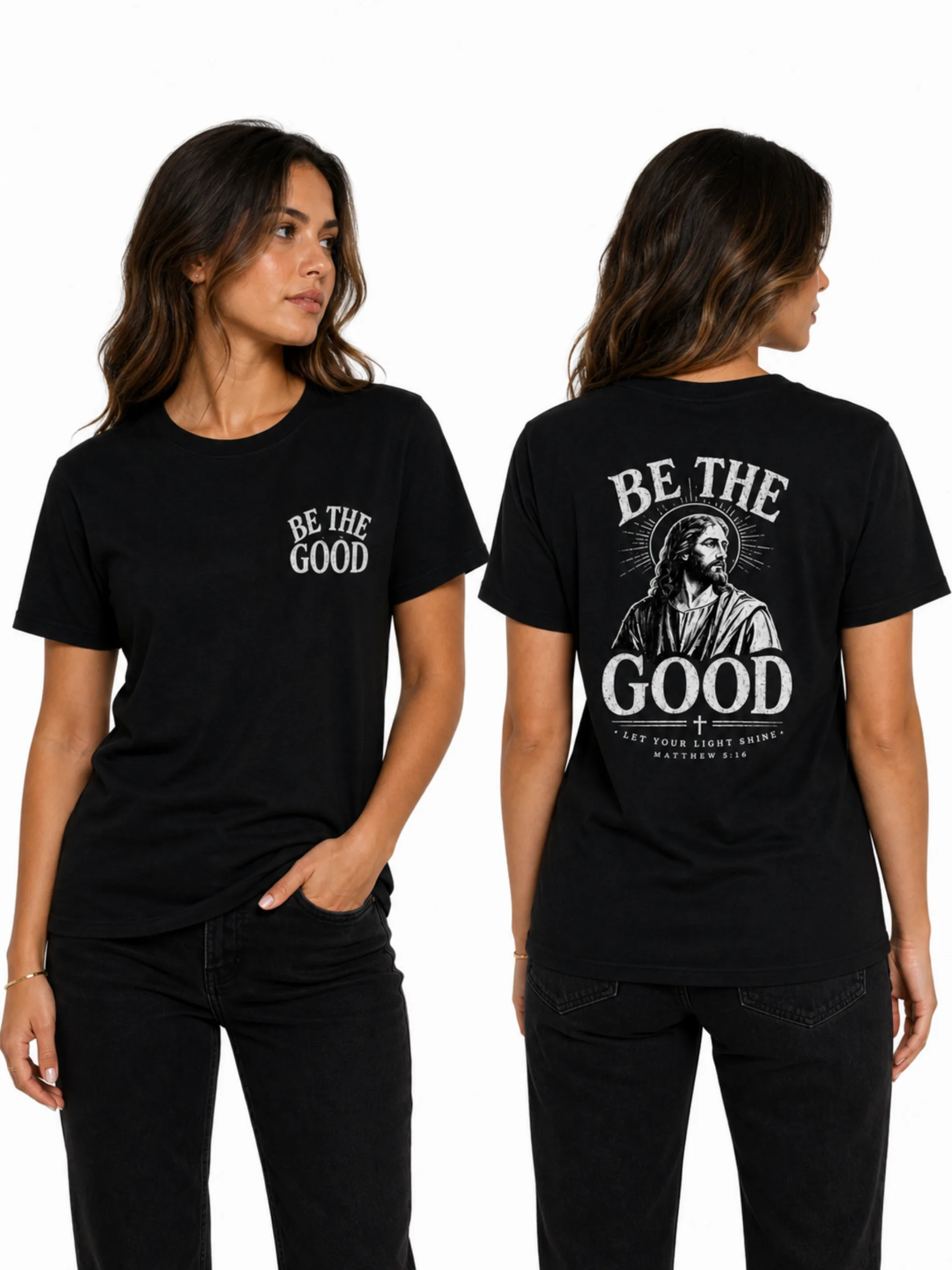 Be the Good – Jesus Graphic T-Shirt - Adult product image (4)