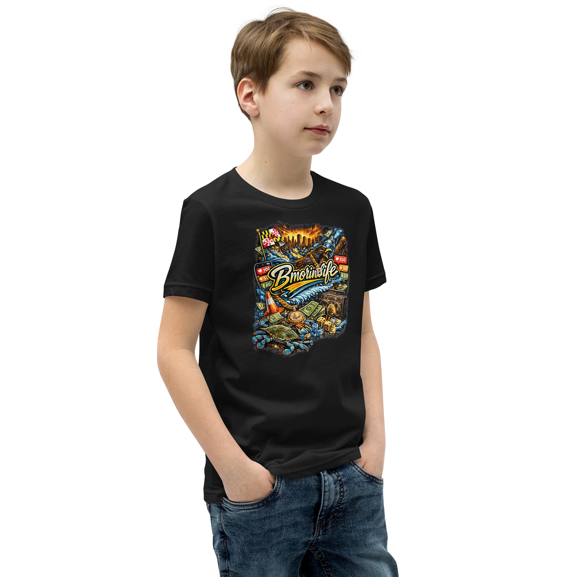 BmoreinLife “Pro-Tagger” Gamer Tee – Chase Your Dreams product image (2)